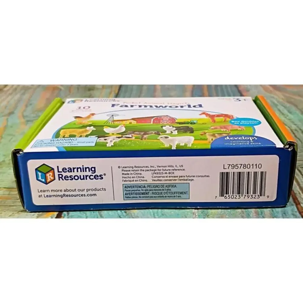 Pocket Animal Playsets: Farmworld Educational Toy Set‎